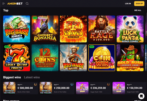 amonbet Gameplay
