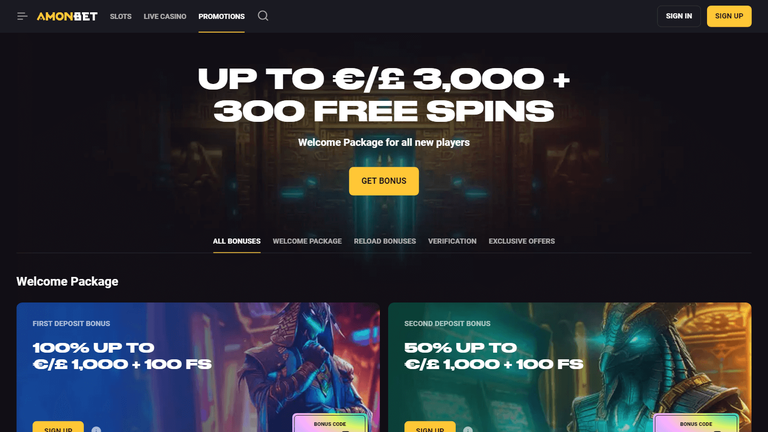 amonbet Gameplay