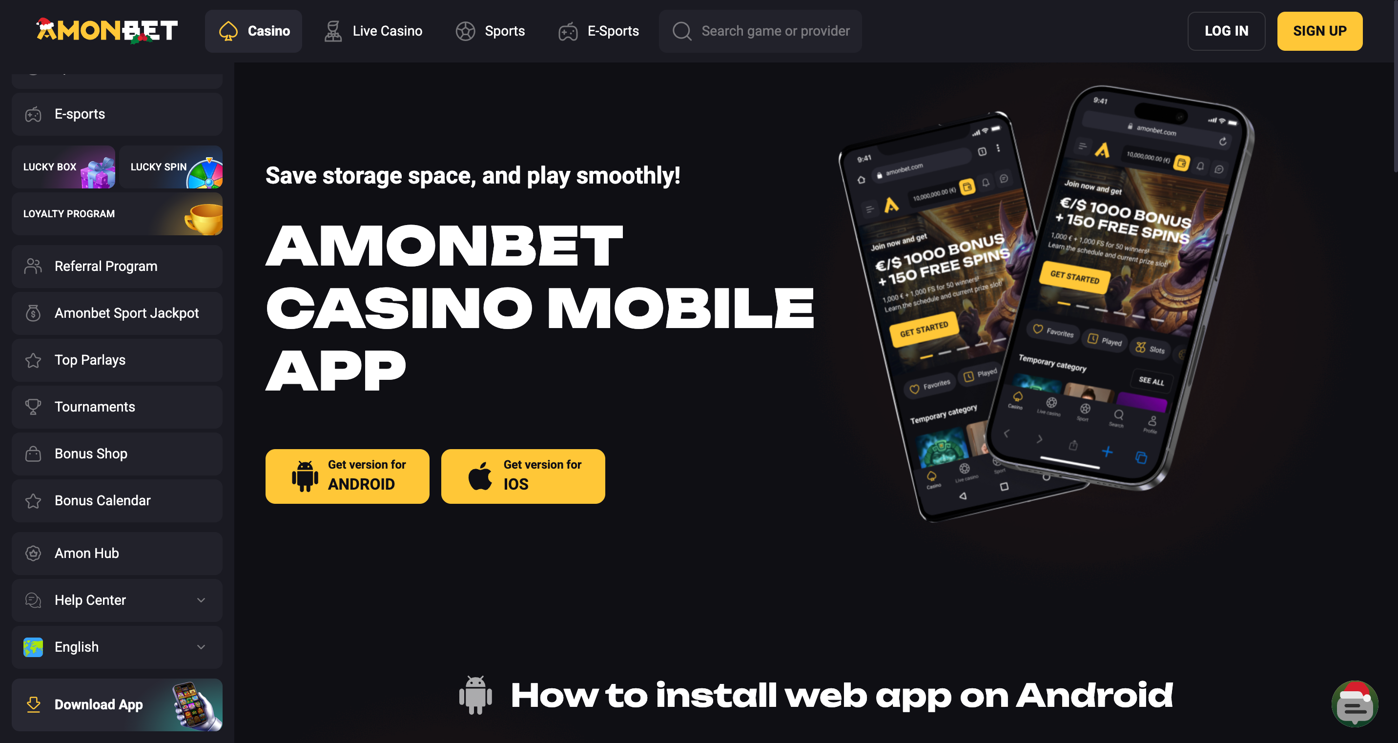 amonbet Gameplay